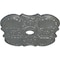 Ekena Millwork Flower Ceiling Medallion (Fits Canopies up to 6 1/4"), 29"OD x 3 5/8"ID x 1 3/8"P, Platinum CM29FWPLS - alternate 4